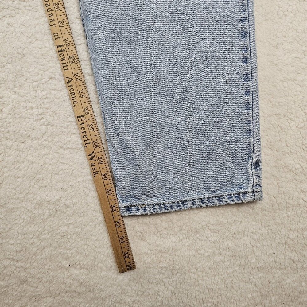 Levi's 550 Mens Jeans 38x34 Light Wash Relaxed Fit Straight Leg Y2K 100% Cotton - Picture 6 of 16